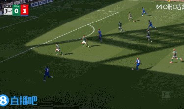 新10号首球！蒂尔曼无人盯防凌空抽射破门，药厂客场2-0不莱梅！